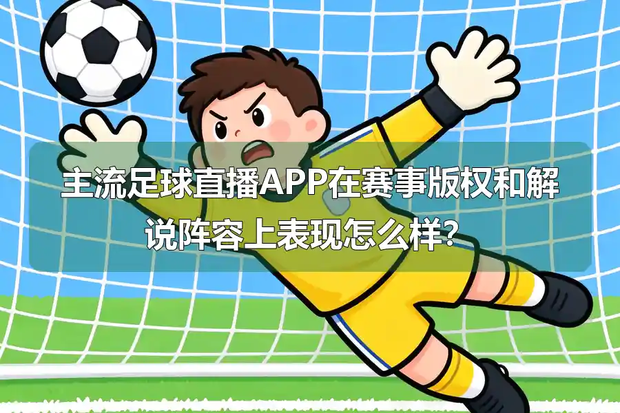 主流足球直播APP在赛事版权和解说阵容上表现怎么样?